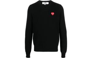 CDG Play Свитер мужской черный