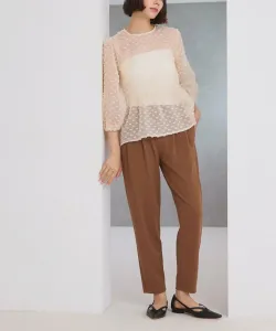 Удобные зауженные брюки для красивых ног Bianca, цвет Beige