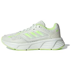 Galaxy Star M противоскользящие износостойкие низкие кроссовки для тренировок и бега women's Adidas, бежевый/серый/зеленый