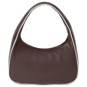 MIU MIU Сумка через плечо Wander Calfskin, женская, цвет Briarwood & White