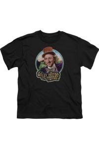 Футболка с коротким рукавом для детей "Willy Wonka And The Chocolate Factory" - Вкуснятина Gildan, черный