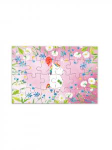 Mr. & Mrs. Panda Головоломка «Единорог и воздушный шар» в пастельно-красном цвете