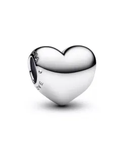 Серебряный брелок в форме сердца с гравировкой «Be Love» Pandora, silver