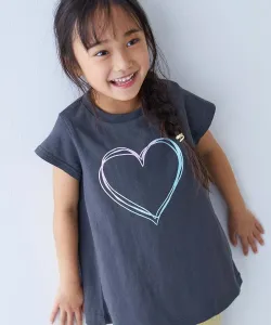 Туника-футболка с принтом «Дьявольская лаборатория», 100% хлопок, весна/лето 2015 Devirock, цвет 003-Heart-Black