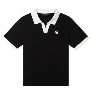 MLB Футболка поло New York Yankees SS25 женская black