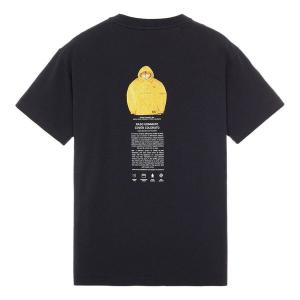 Футболка "archivio" logo t-shirt 'black' Stone Island, черный