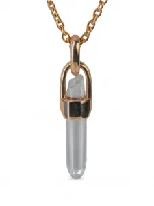 Колье lemurian с кварцем Parts Of Four, розовый