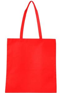 Сумка-тоут Q-Tees из нетканого материала, красный