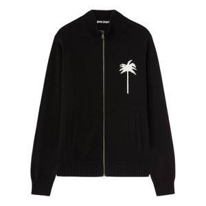 Спортивная кофта Palm Angels Palm Knit Track Top, черная