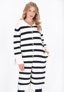 Кардиган DreiMaster Cardigan, Offwhite Dark Navy/Off-White