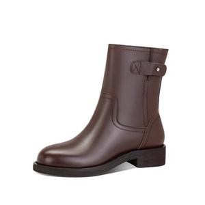 JESSICA SOPHIA Утепленные утепленные ботинки для увеличения роста женские Coffee, цвет Coffee