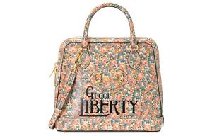 GUCCI Сумка liberty collaboration leather dome, сумка через плечо, кроссбоди, женская сумка среднего размера multicolor