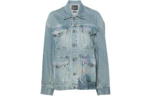 Джинсовая куртка Trucker Oversized R13, синий