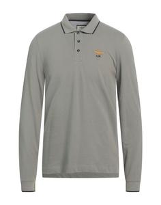 Рубашка поло Aeronautica Militare, серо-зеленый