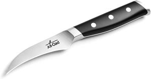 All-Clad кованый немецкий нож для очистки овощей из нержавеющей стали, 8,9 см, серебряный/черный