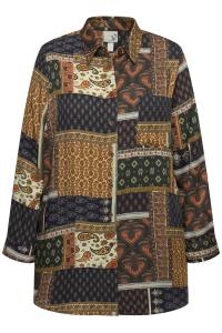 Блуза Ulla Popken, коричневый