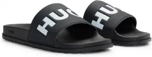 Шлепанцы HUGO mens Match_it_slid_rblg_n, черный