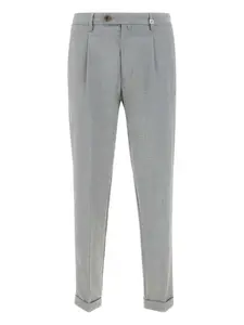 Брюки с плиссированными карманами Myths, серый