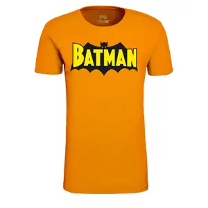 Футболка Logoshirt "Batman Wings", с модным принтом супергероя, цвет Orange