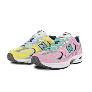New Balance Кроссовки для бега NB 530 Abrasion Resistant Low Top Unisex желтые розовые