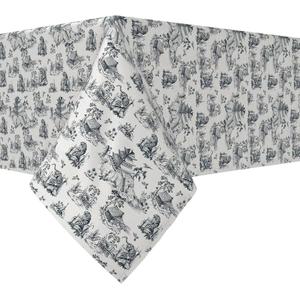 Прямоугольная скатерть, 100 % хлопок, 60x104 дюйма, цветочный узор 184