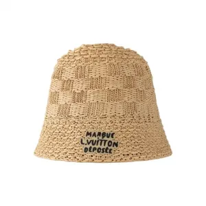 Шляпа Damier из рафии LOUIS VUITTON