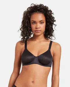 Блестящий бюстгальтер на косточках Wolford, черный
