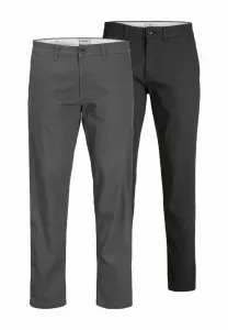 Jpstkane jjdave 2 pack chinos Jack & Jones, Black