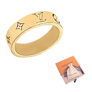 Кольцо тонкое Lv Mosaic LOUIS VUITTON