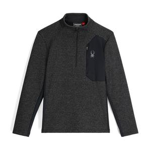 Куртка-полупильник Spyder Bandit с молнией до середины груди (мужская), Limestone/Black Melange