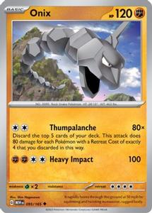 Карточная игра Onix 95 - SV Scarlet and Violet 151 Reverse Holofoil