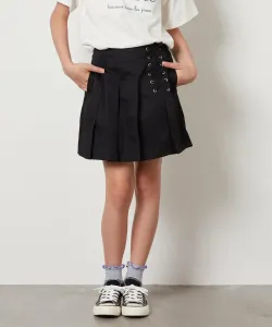 Брюки-юбка со шнуровкой и складками Avv, цвет Black