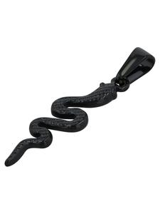 Adeliás Женский кулон из нержавеющей стали черного цвета