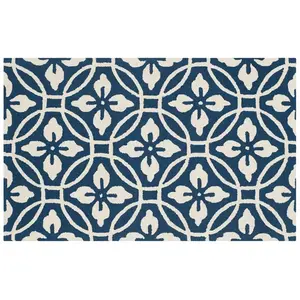 Геометрический коврик для дома и улицы с изображением кругов четырех сезонов Safavieh, мультиколор, 244x305 см