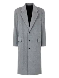 Однобортное пальто строгого кроя Tomboy, серый