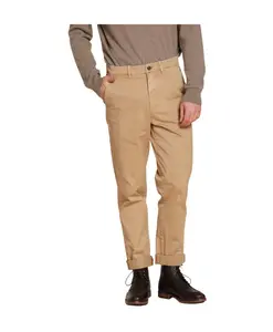 Брюки чинос свободного кроя из габардина Mason'S, бежевый