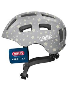 ABUS Детский шлем Youn-I 2.0 серого цвета со звездами