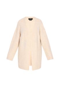 Вязаное пальто faina, светло-бежевый