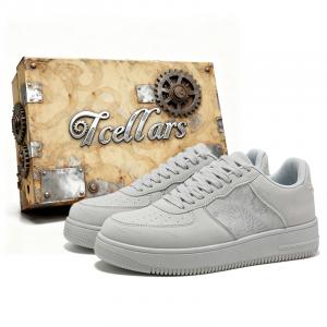 Низкие скейтбордистские кроссовки унисекс в эксклюзивной коробке Tcellars, galaxy серый