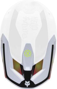 Визор для мотоциклетного шлема Fox Racing V1, белый, Hello Future, размер X-Large/XX-Large., White Hello Future