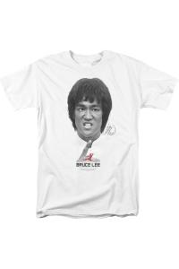 Футболка с коротким рукавом для взрослых с надписью «Самопомощь Брюса Ли» Gildan, белый