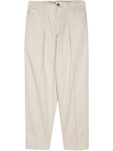 Твиловые брюки Dominique Dell'oglio, нейтральный цвет