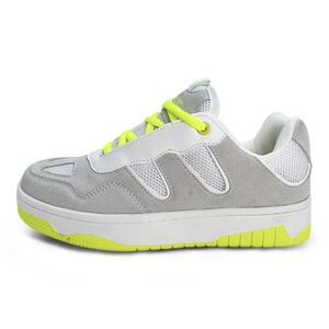 Кроссовки для скейтборда унисекс низкие серо-зеленый Itgi