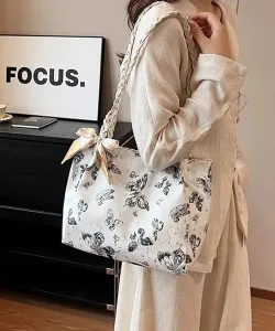 Сумка/Сумка через плечо с принтом бабочек Aimoha - Select -, цвет Black