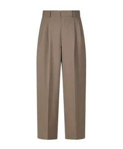 Свободные широкие брюки Rossi, коричневый