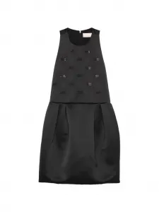 Платье А-силуэта Elisabetta Franchi La Mia Bambina, черный