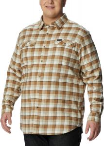 Рубашка Columbia Mens Flare Gun Stretch Flannel, Delta Shadow Plaid