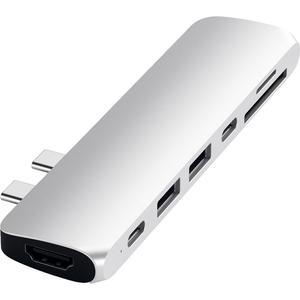 Док-станция Satechi USB Type-C Pro Hub Adapter (Silver) ST-CMBPS