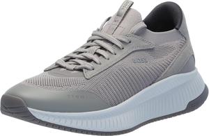 Hugo Boss Mens Modern Knit Structure Беговые кроссовки, светло-серый