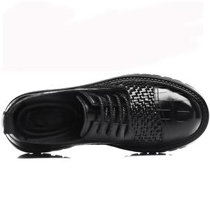 Повседневные туфли мужские черные ZUWUDONG